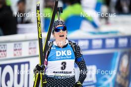 23.02.2020, Antholz, Italy (ITA): Susan Dunklee (USA) - IBU world championships biathlon, mass women, Antholz (ITA). www.nordicfocus.com. © Modica/NordicFocus. Every downloaded picture is fee-liable.