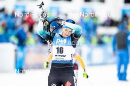 23.02.2020, Antholz, Italy (ITA): Anais Bescond (FRA) - IBU world championships biathlon, mass women, Antholz (ITA). www.nordicfocus.com. © Modica/NordicFocus. Every downloaded picture is fee-liable.