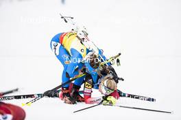 23.02.2020, Antholz, Italy (ITA): Dorothea Wierer (ITA), Marte Olsbu Roeiseland (NOR), (l-r) - IBU world championships biathlon, mass women, Antholz (ITA). www.nordicfocus.com. © Modica/NordicFocus. Every downloaded picture is fee-liable.