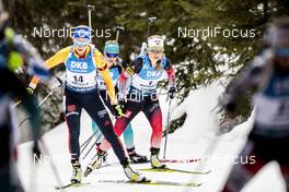 23.02.2020, Antholz, Italy (ITA): Tiril Eckhoff (NOR) - IBU world championships biathlon, mass women, Antholz (ITA). www.nordicfocus.com. © Modica/NordicFocus. Every downloaded picture is fee-liable.