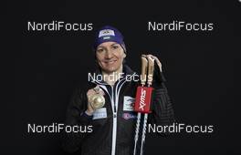 22.02.2020, Antholz, Italy (ITA): Olena Pidhrushna (UKR) - IBU world championships biathlon, medals, Antholz (ITA). www.nordicfocus.com. © Manzoni/NordicFocus. Every downloaded picture is fee-liable.