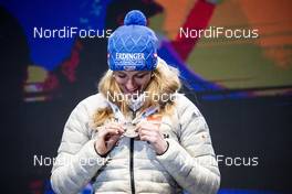 13.02.2020, Antholz, Italy (ITA): Vanessa Hinz (GER) - IBU World Championships Biathlon, medals, Antholz (ITA). www.nordicfocus.com. © Modica/NordicFocus. Every downloaded picture is fee-liable.