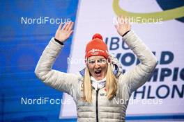 13.02.2020, Antholz, Italy (ITA): Denise Herrmann (GER) - IBU world championships biathlon, medals, Antholz (ITA). www.nordicfocus.com. © Modica/NordicFocus. Every downloaded picture is fee-liable.