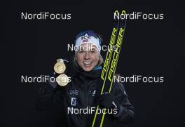 22.02.2020, Antholz, Italy (ITA): Tiril Eckhoff (NOR) - IBU world championships biathlon, medals, Antholz (ITA). www.nordicfocus.com. © Manzoni/NordicFocus. Every downloaded picture is fee-liable.