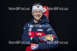 20.02.2020, Antholz, Italy (ITA): Johannes Thingnes Boe (NOR) - IBU world championships biathlon, medals, Antholz (ITA). www.nordicfocus.com. © Manzoni/NordicFocus. Every downloaded picture is fee-liable.