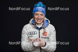 18.02.2020, Antholz, Italy (ITA): Vanessa Hinz (GER) - IBU World Championships Biathlon, medals, Antholz (ITA). www.nordicfocus.com. © Manzoni/NordicFocus. Every downloaded picture is fee-liable.