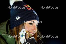 13.02.2020, Antholz, Italy (ITA): Dorothea Wierer (ITA) - IBU world championships biathlon, medals, Antholz (ITA). www.nordicfocus.com. © Modica/NordicFocus. Every downloaded picture is fee-liable.