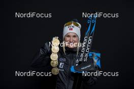 20.02.2020, Antholz, Italy (ITA): Marte Olsbu Roeiseland (NOR) - IBU world championships biathlon, medals, Antholz (ITA). www.nordicfocus.com. © Manzoni/NordicFocus. Every downloaded picture is fee-liable.