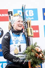 23.02.2020, Antholz, Italy (ITA): Marte Olsbu Roeiseland (NOR) - IBU world championships biathlon, medals, Antholz (ITA). www.nordicfocus.com. © Modica/NordicFocus. Every downloaded picture is fee-liable.