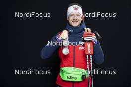 19.02.2020, Antholz, Italy (ITA): Johannes Thingnes Boe (NOR) - IBU World Championships Biathlon, medals, Antholz (ITA). www.nordicfocus.com. © Manzoni/NordicFocus. Every downloaded picture is fee-liable.