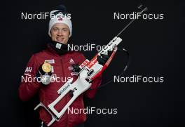 22.02.2020, Antholz, Italy (ITA): Tarjei Boe (NOR) - IBU world championships biathlon, medals, Antholz (ITA). www.nordicfocus.com. © Manzoni/NordicFocus. Every downloaded picture is fee-liable.