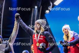 22.02.2020, Antholz, Italy (ITA): Marte Olsbu Roeiseland (NOR) - IBU world championships biathlon, medals, Antholz (ITA). www.nordicfocus.com. © Modica/NordicFocus. Every downloaded picture is fee-liable.