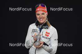 22.02.2020, Antholz, Italy (ITA): Denise Herrmann (GER) - IBU world championships biathlon, medals, Antholz (ITA). www.nordicfocus.com. © Manzoni/NordicFocus. Every downloaded picture is fee-liable.