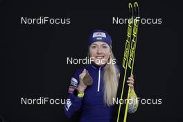 22.02.2020, Antholz, Italy (ITA): Yuliia Dzhyma (UKR) - IBU world championships biathlon, medals, Antholz (ITA). www.nordicfocus.com. © Manzoni/NordicFocus. Every downloaded picture is fee-liable.
