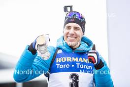 23.02.2020, Antholz, Italy (ITA): Quentin Fillon Maillet (FRA) - IBU world championships biathlon, medals, Antholz (ITA). www.nordicfocus.com. © Modica/NordicFocus. Every downloaded picture is fee-liable.