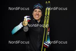 22.02.2020, Antholz, Italy (ITA): Quentin Fillon Maillet (FRA) - IBU world championships biathlon, medals, Antholz (ITA). www.nordicfocus.com. © Manzoni/NordicFocus. Every downloaded picture is fee-liable.