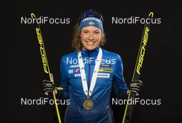 23.02.2020, Antholz, Italy (ITA): Hanna Oeberg (SWE) - IBU world championships biathlon, medals, Antholz (ITA). www.nordicfocus.com. © Manzoni/NordicFocus. Every downloaded picture is fee-liable.