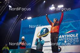 19.02.2020, Antholz, Italy (ITA): Dominik Landertinger (AUT) - IBU world championships biathlon, medals, Antholz (ITA). www.nordicfocus.com. © Manzoni/NordicFocus. Every downloaded picture is fee-liable.