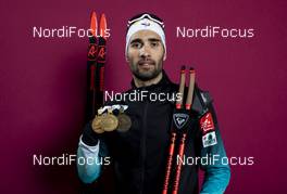 22.02.2020, Antholz, Italy (ITA): Martin Fourcade (FRA) - IBU world championships biathlon, medals, Antholz (ITA). www.nordicfocus.com. © Manzoni/NordicFocus. Every downloaded picture is fee-liable.