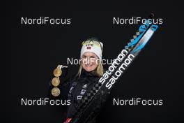 16.02.2020, Antholz, Italy (ITA): Marte Olsbu Roeiseland (NOR) - IBU World Championships Biathlon, medals, Antholz (ITA). www.nordicfocus.com. © Manzoni/NordicFocus. Every downloaded picture is fee-liable.