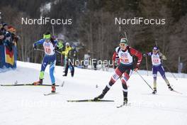 13.02.2020, Antholz, Italy (ITA): Iryna Kryuko (BLR), Lisa Theresa Hauser (AUT), (l-r) - IBU World Championships Biathlon, relay mixed, Antholz (ITA). www.nordicfocus.com. © Manzoni/NordicFocus. Every downloaded picture is fee-liable.