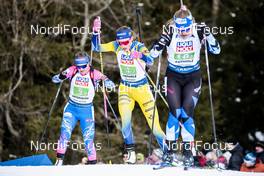 13.02.2020, Antholz, Italy (ITA): Ekaterina Yurlova-Percht (RUS), Hanna Oeberg (SWE), (l-r) - IBU World Championships Biathlon, relay mixed, Antholz (ITA). www.nordicfocus.com. © Modica/NordicFocus. Every downloaded picture is fee-liable.