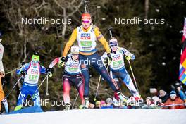 13.02.2020, Antholz, Italy (ITA): Denise Herrmann (GER), Tiril Eckhoff (NOR), (l-r) - IBU World Championships Biathlon, relay mixed, Antholz (ITA). www.nordicfocus.com. © Modica/NordicFocus. Every downloaded picture is fee-liable.