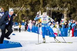 13.02.2020, Antholz, Italy (ITA): Kaisa Makarainen (FIN) - IBU World Championships Biathlon, relay mixed, Antholz (ITA). www.nordicfocus.com. © Modica/NordicFocus. Every downloaded picture is fee-liable.