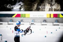 13.02.2020, Antholz, Italy (ITA): Johanna Talihaerm (EST) - IBU World Championships Biathlon, relay mixed, Antholz (ITA). www.nordicfocus.com. © Modica/NordicFocus. Every downloaded picture is fee-liable.
