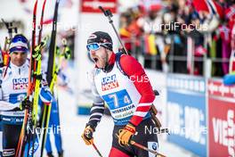 13.02.2020, Antholz, Italy (ITA): Dominik Landertinger (AUT) - IBU World Championships Biathlon, relay mixed, Antholz (ITA). www.nordicfocus.com. © Modica/NordicFocus. Every downloaded picture is fee-liable.