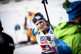 13.02.2020, Antholz, Italy (ITA): Linn Persson (SWE) - IBU World Championships Biathlon, relay mixed, Antholz (ITA). www.nordicfocus.com. © Modica/NordicFocus. Every downloaded picture is fee-liable.