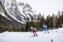 13.02.2020, Antholz, Italy (ITA): Tiril Eckhoff (NOR), Dorothea Wierer (ITAŒ), (l-r) - IBU World Championships Biathlon, relay mixed, Antholz (ITA). www.nordicfocus.com. © Modica/NordicFocus. Every downloaded picture is fee-liable.