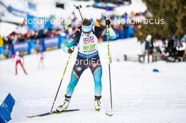 13.02.2020, Antholz, Italy (ITA): Justine Braisaz (FRA) - IBU World Championships Biathlon, relay mixed, Antholz (ITA). www.nordicfocus.com. © Modica/NordicFocus. Every downloaded picture is fee-liable.