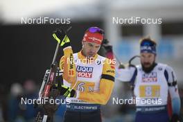 13.02.2020, Antholz, Italy (ITA): Arnd Peiffer (GER) - IBU World Championships Biathlon, relay mixed, Antholz (ITA). www.nordicfocus.com. © Manzoni/NordicFocus. Every downloaded picture is fee-liable.
