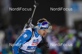 13.02.2020, Antholz, Italy (ITA): Dominik Windisch (ITA) - IBU World Championships Biathlon, relay mixed, Antholz (ITA). www.nordicfocus.com. © Manzoni/NordicFocus. Every downloaded picture is fee-liable.