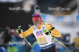 13.02.2020, Antholz, Italy (ITA): Arnd Peiffer (GER) - IBU World Championships Biathlon, relay mixed, Antholz (ITA). www.nordicfocus.com. © Manzoni/NordicFocus. Every downloaded picture is fee-liable.