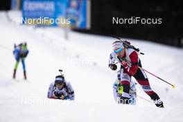 13.02.2020, Antholz, Italy (ITA): Katharina Innerhofer (AUT) - IBU World Championships Biathlon, relay mixed, Antholz (ITA). www.nordicfocus.com. © Manzoni/NordicFocus. Every downloaded picture is fee-liable.