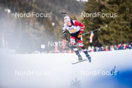 13.02.2020, Antholz, Italy (ITA): Felix Leitner (AUT) - IBU World Championships Biathlon, relay mixed, Antholz (ITA). www.nordicfocus.com. © Modica/NordicFocus. Every downloaded picture is fee-liable.