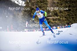 13.02.2020, Antholz, Italy (ITA): Sergey Bocharnikov (BLR) - IBU World Championships Biathlon, relay mixed, Antholz (ITA). www.nordicfocus.com. © Modica/NordicFocus. Every downloaded picture is fee-liable.