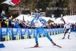 13.02.2020, Antholz, Italy (ITA): Lukas Hofer (ITA) - IBU World Championships Biathlon, relay mixed, Antholz (ITA). www.nordicfocus.com. © Modica/NordicFocus. Every downloaded picture is fee-liable.