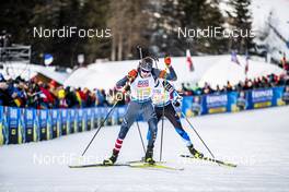 13.02.2020, Antholz, Italy (ITA): Leif Nordgren (USA) - IBU World Championships Biathlon, relay mixed, Antholz (ITA). www.nordicfocus.com. © Modica/NordicFocus. Every downloaded picture is fee-liable.