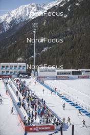 13.02.2020, Antholz, Italy (ITA): Overview of Antholz Arena   - IBU world championships biathlon, relay mixed, Antholz (ITA). www.nordicfocus.com. © Modica/NordicFocus. Every downloaded picture is fee-liable.