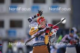 13.02.2020, Antholz, Italy (ITA): Benedikt Doll (GER) - IBU World Championships Biathlon, relay mixed, Antholz (ITA). www.nordicfocus.com. © Manzoni/NordicFocus. Every downloaded picture is fee-liable.