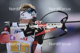 13.02.2020, Antholz, Italy (ITA): Tarjei Boe (NOR) - IBU World Championships Biathlon, relay mixed, Antholz (ITA). www.nordicfocus.com. © Manzoni/NordicFocus. Every downloaded picture is fee-liable.