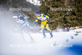 13.02.2020, Antholz, Italy (ITA): Jesper Nelin (SWE) - IBU World Championships Biathlon, relay mixed, Antholz (ITA). www.nordicfocus.com. © Modica/NordicFocus. Every downloaded picture is fee-liable.