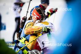 13.02.2020, Antholz, Italy (ITA): Franziska Preuss (GER), Denise Herrmann (GER), (l-r) - IBU World Championships Biathlon, relay mixed, Antholz (ITA). www.nordicfocus.com. © Modica/NordicFocus. Every downloaded picture is fee-liable.