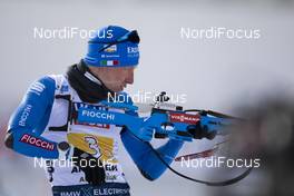 13.02.2020, Antholz, Italy (ITA): Lukas Hofer (ITA) - IBU World Championships Biathlon, relay mixed, Antholz (ITA). www.nordicfocus.com. © Manzoni/NordicFocus. Every downloaded picture is fee-liable.