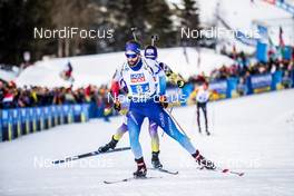 13.02.2020, Antholz, Italy (ITA): Serafin Wiestner (SUI) - IBU World Championships Biathlon, relay mixed, Antholz (ITA). www.nordicfocus.com. © Modica/NordicFocus. Every downloaded picture is fee-liable.
