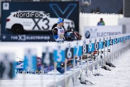 13.02.2020, Antholz, Italy (ITA): Rene Zahkna (EST) - IBU World Championships Biathlon, relay mixed, Antholz (ITA). www.nordicfocus.com. © Manzoni/NordicFocus. Every downloaded picture is fee-liable.