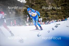 13.02.2020, Antholz, Italy (ITA): Lukas Hofer (ITA) - IBU World Championships Biathlon, relay mixed, Antholz (ITA). www.nordicfocus.com. © Modica/NordicFocus. Every downloaded picture is fee-liable.
